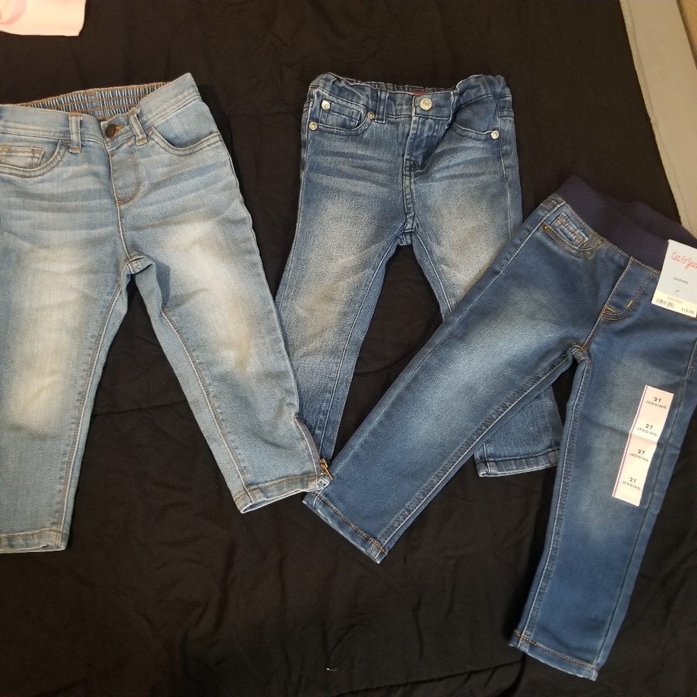 Toddler jeggings/jeans lot